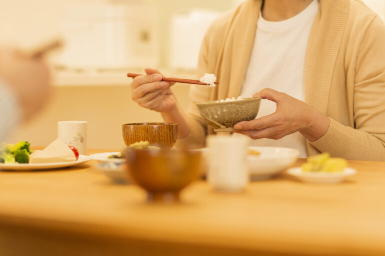 バランスの取れた食生活をする